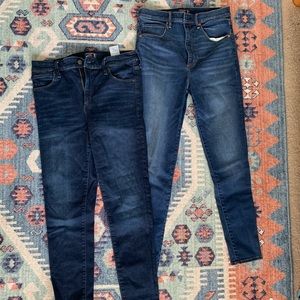 Abercrombie Ultra High Rise jeans